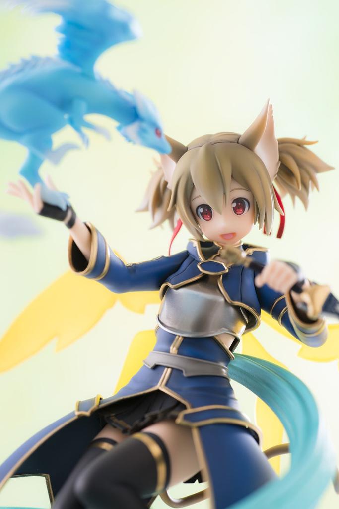 Смешные рыцари Sword Art Online Silica ALO scale ПВХ окрашенная готовая фигурка Ver. 1/8