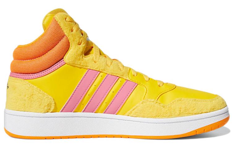 adidas Кроссовки Hoops 3.0 Mid X Улица Сезам 'Желтый Оранжевый Розовый' GX6105