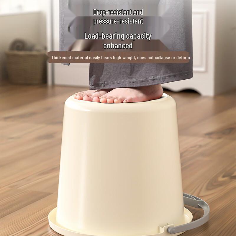 Пластиковое многоцелевое портативное ведро с ручкой