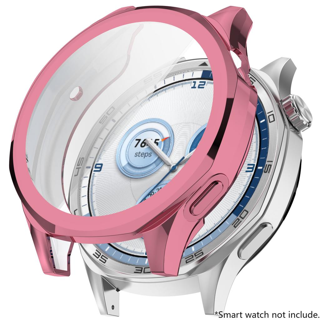 Защитный чехол-пленка из закаленного стекла для Huawei Watch GT 5 46 мм Жесткий защитный бампер из поликарбоната для Huawei GT5 46 Аксессуары
