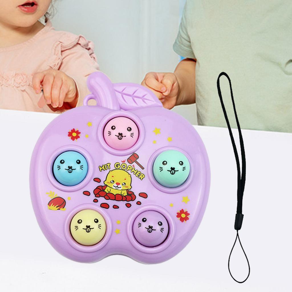 Декомпрессионная игрушка-молоток, игрушка для стукания, ручная игра «Ударь крота», декомпрессионный брелок для взрослых, игрушка для координации рук и глаз