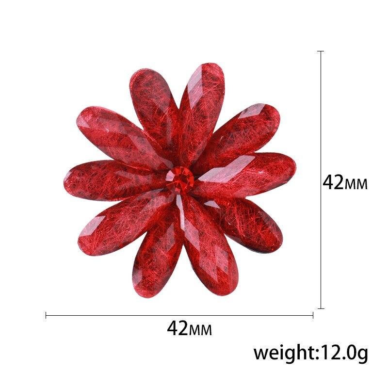 Blucome Новейшие блестящие броши со стразами и цветами для женщин и девочек, костюм, сумка, шарф, булавки для корсажа, ювелирные аксессуары, подарки