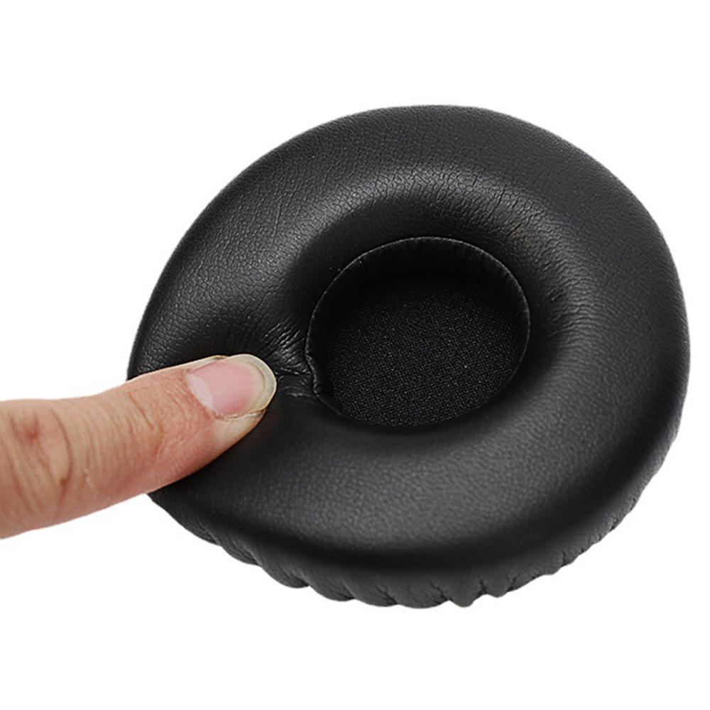 1 Pair for Jabra Revo Wireless On-Ear Bluetooth-compatible Headset Plain Protein Leather Ear Pads Replacement Parts Earmuff Cover Cushion