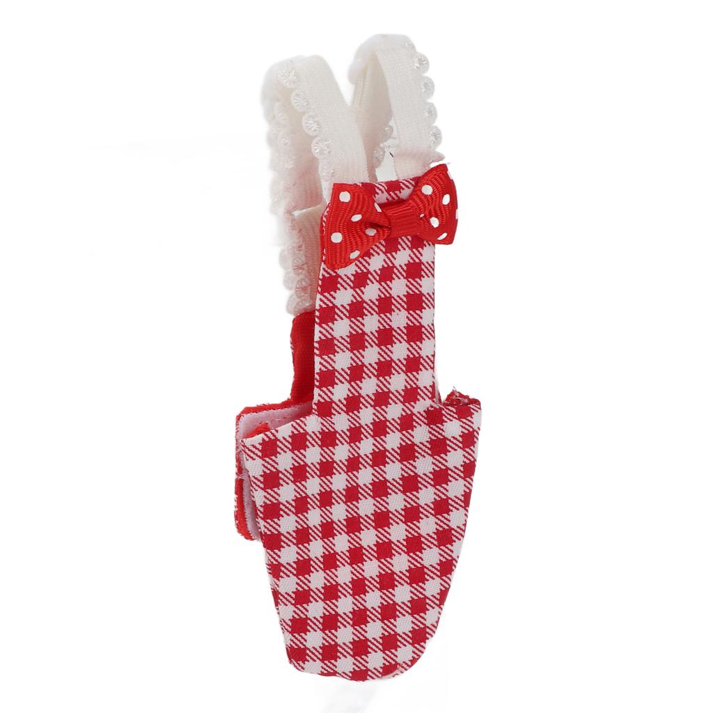 Подгузник для птиц Регулируемый Красный клетчатый узор Костюм пилота для попугаев Ара Волнистый попугайчик Попугай