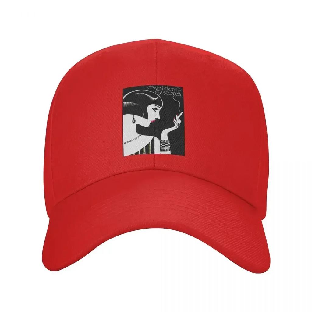 WALDORF ASTORIA Vintage Hotel Advertising Print Baseball Cap Sun Cap Trucker Hat Sun Hat Hats Woman Mens