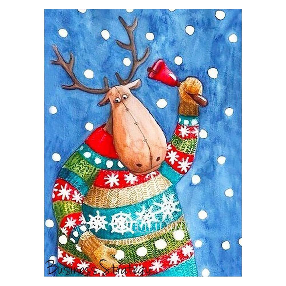 Алмазная картина Рождественский снеговик вышивка крестиком Новое поступление 5D DIY Алмазная вышивка Мозаика Мультфильм Ремесло Праздничные украшения