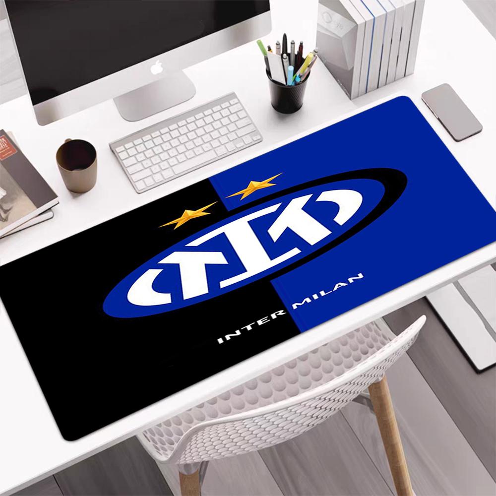 Inter Milan Theme Mouse Pad, Non Slip Rubber Base, Multifunctional Office & Home Decor, Perfect for Workspace Personalization.