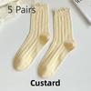 5 пар балетных сетчатых носков с деревянными ушками, летние тонкие носки без косточек длиной до середины икры, наборные носки карамельного цвета