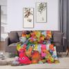 Cute Birds Parrot Blanket Quality Cozy  Bedding Throws Winter Plane Travel Living Room Fashion Bedspread
