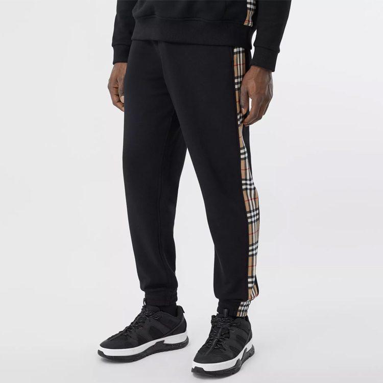 Burberry Мужские вязаные спортивные штаны Черные 8026273