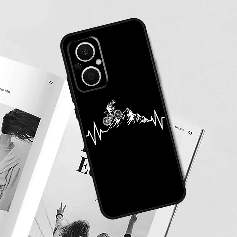 MTB Mountain Bike Cycling Bicycle Case For OPPO Reno 8T 4Z 5Z 4 5 6 7 8 Lite 10 Pro OPPO Find X6 Pro X2 X5 Lite X3 Neo Cover