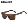 Royalhot Мужские и женские поляризационные солнцезащитные очки в алюминиевой магниевой оправе, солнцезащитные очки для вождения, очки Óculos Masculino Male