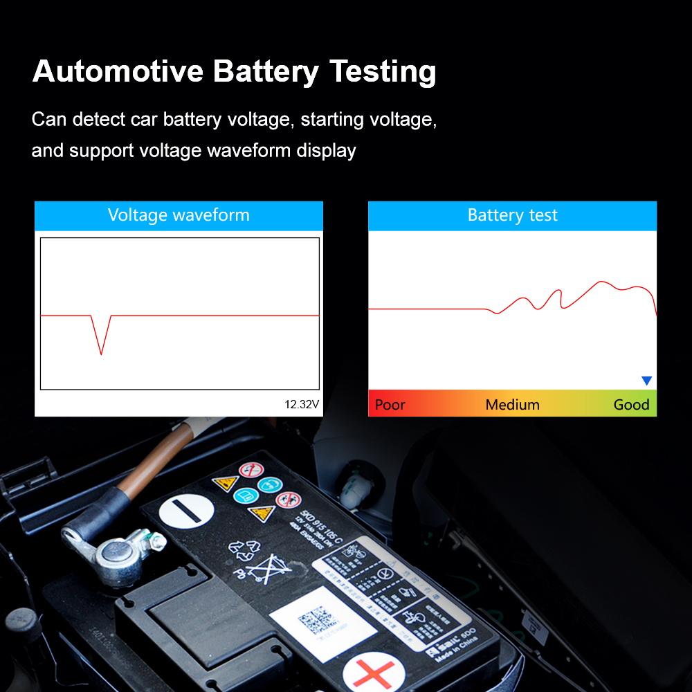 Автомобильный OBD2 сканер кодов ошибок OBD II EOBD Сканер Система двигателя Проверка Коды неисправностей Очистка Диагностический инструмент Автомобильный Тестер аккумулятора Очистка/удаление кода