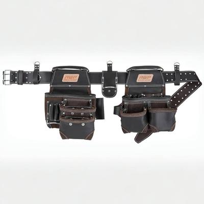 Тактический многофункциональный пояс для инструментов с несколькими карманами, износостойкий и регулируемый, подходит для электриков, плотников и для ношения на открытом воздухе