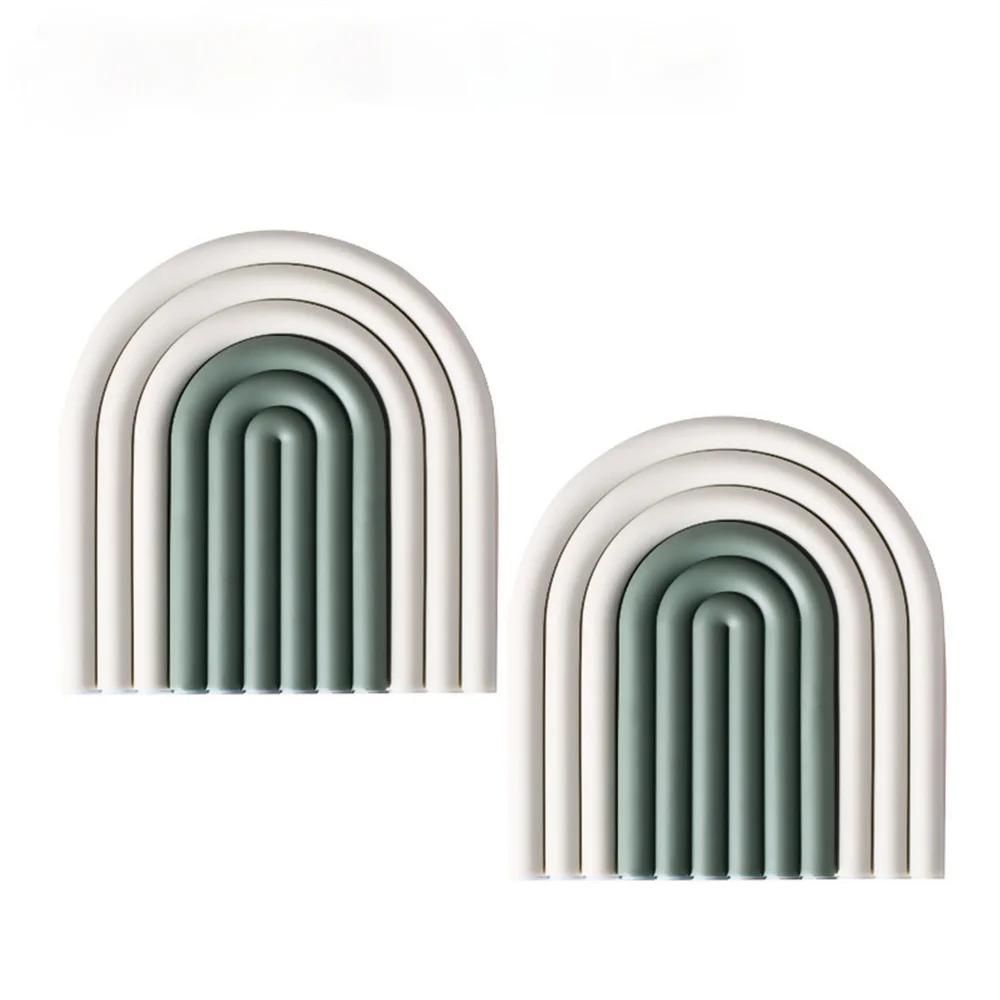 Подставки под радужные в скандинавском стиле, изоляционные прокладки, коврики под чашки, нескользящие подставки под приборы, домашний декор, кухонные аксессуары