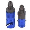 KIMISS Brake Line Quick Release Connection Adapter Aluminum Alloy Fitting for Fuel Fluid Hose (Blue)