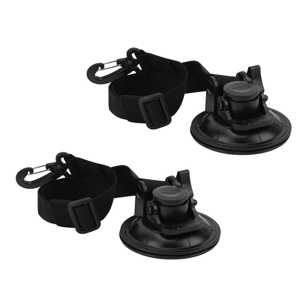 2 шт., 9 см, якорь на присоске, крепежный крючок, стяжки с карабином для бокового тента автомобиля