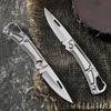1PC High Hardness Folding Knife Stainless Steel Survival Safari Camping