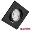 3-in-1 Square Black Recessed LED Spotlight 7W IP20