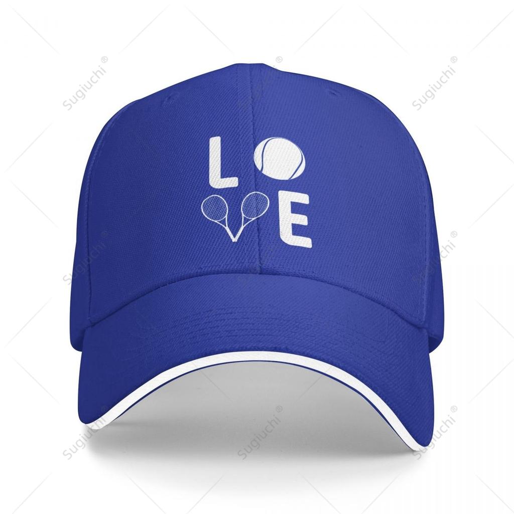 Multifunction Love Tennis Ball Racket Player Game Enthusiast Team Outfit Sandwich Baseball Cap Unisex Sports Caps Golf Hat Fishing