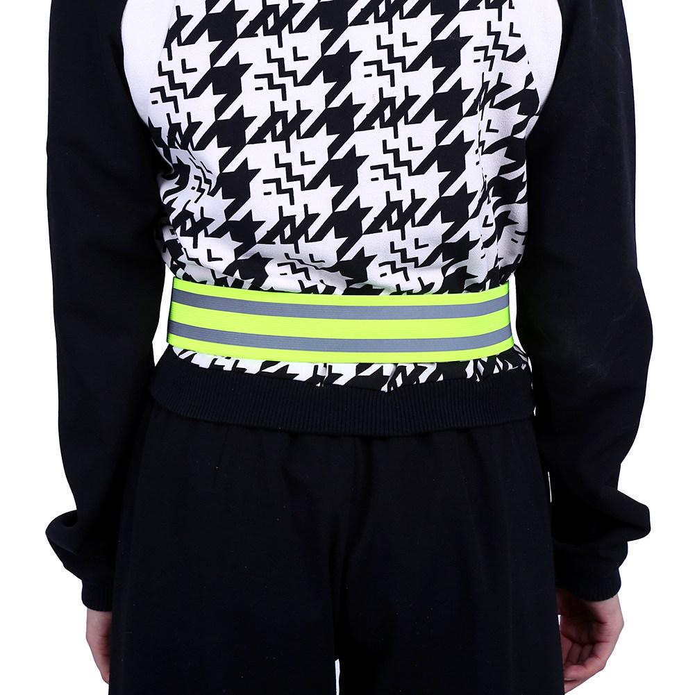 Резинка ремня безопасности отражательной шестерни высокой видимости регулируемая для спорта на открытом воздухе