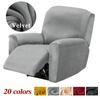 Solid Color Soft Velvet Stretch Lazy Boy Recliner Cover Chair Covers Recliner Chair Slipcover For Home