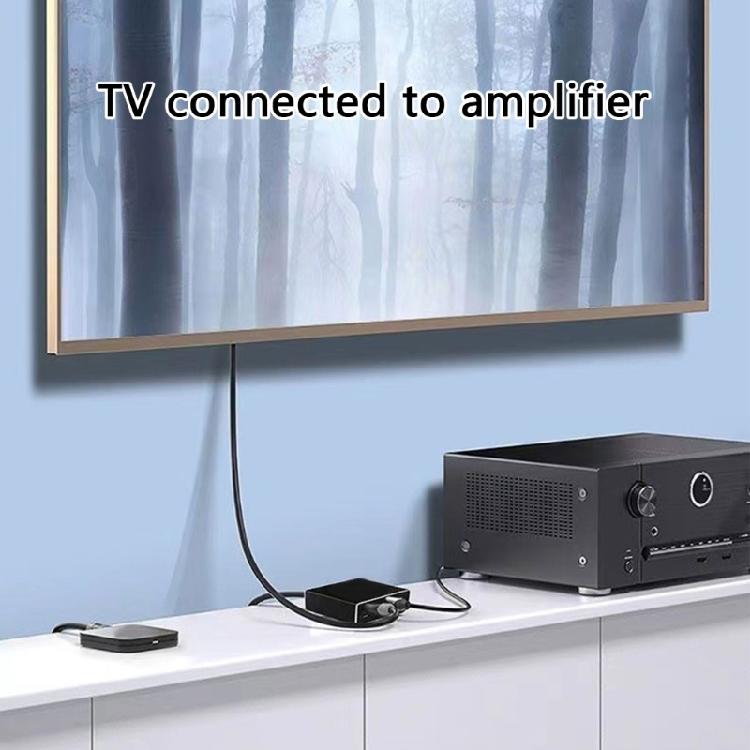 Компактный 4K HDTV Аудио Экстрактор 4K HDTV Аудио Сплиттер Поддерживает 5.1 Объемный Звук для Совместимости с Несколькими Устройствами