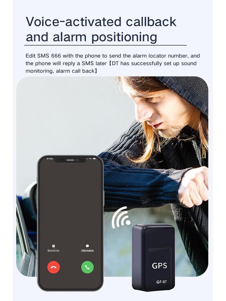 GF07 GPS-трекер для автомобилей, пожилых людей и детей - устройство против потери