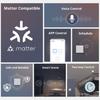 SONOFF SwitchMan Smart Wall Switches M5 Matter White Color 1C 2C 3C Wire Connection Remote Light Switches Support Home