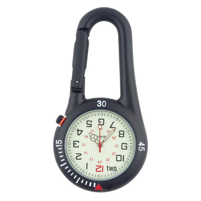 Светящиеся уличные часы-карабин: Удобные рюкзачные или карманные часы для пожилых людей и студентов