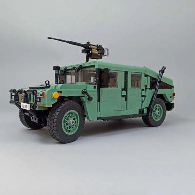 Строительные блоки Humvee Модель Колесный Независимый Подвесной Автомобиль Кирпичи Игрушки