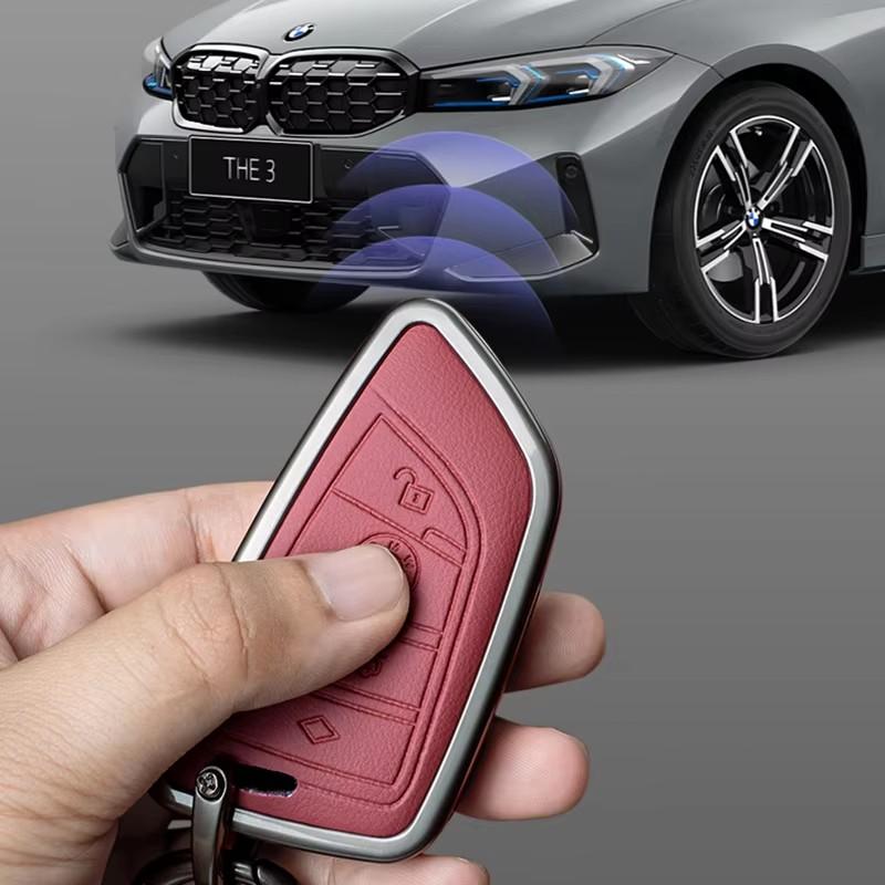 Zinc Alloy BMW Car Key Cover Auto Key Case Keychain For BMW Series i3 i4 F48 F39 F25 F26 F15 F16 G08 G30 G20 F01 F02 F06 F13 X1 VM4