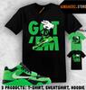 Футболка в тон Travis Scott Jumpman Jack Green Spark к кроссовкам Got Em