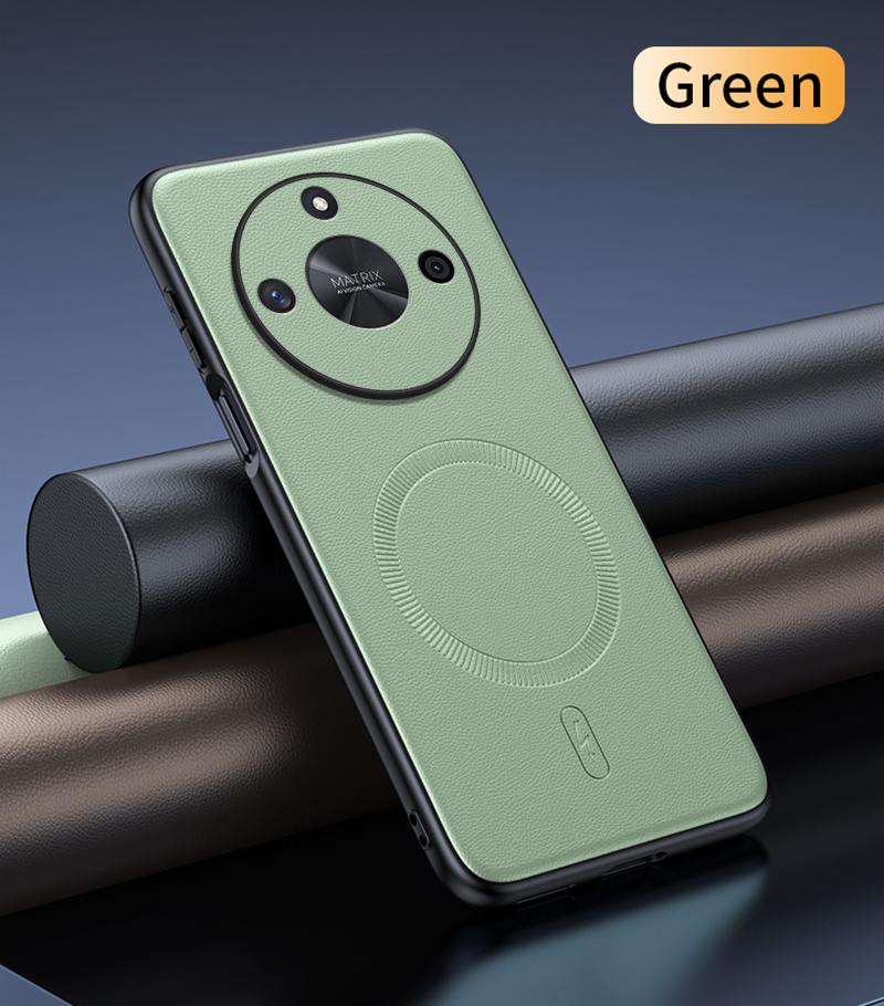 For Honor X50 Case Magnetic Leather Shield Cover For Honor X50 High Quality Anti-Fingerprint Non-Slip PC+TPU