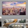 Nordic New York World City Building Canvas Painting Sunset Night Landscape Posters and Prints Wall Pictures Home Decor No Frame