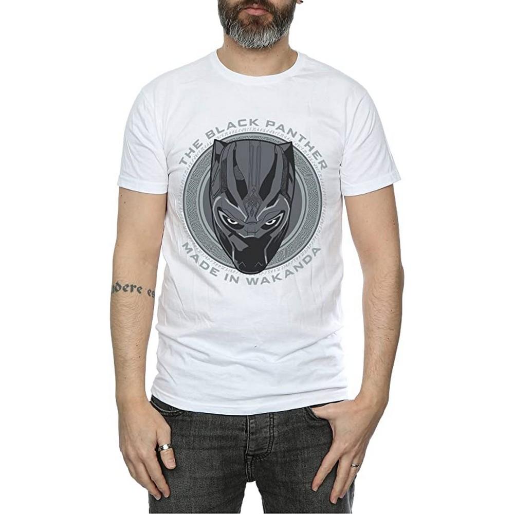 Black Panther Mens Made in Wakanda Cotton T-Shirt