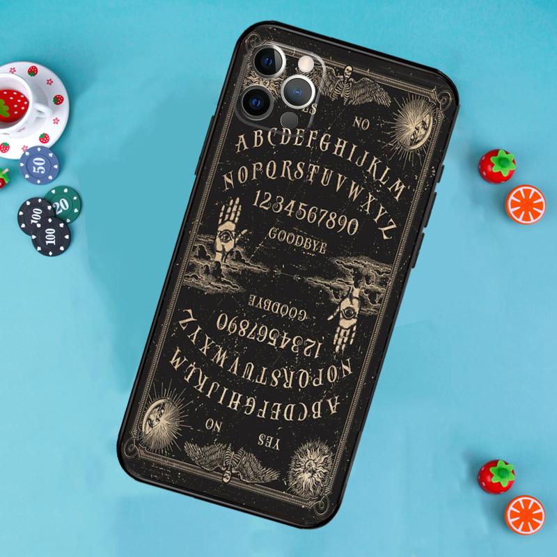 OUIJA BOARD Phone Case For iPhone 17 Air 16 15 14 13 12 11 Pro Max 12 13 mini 15 16 Plus 16e Cover Funda