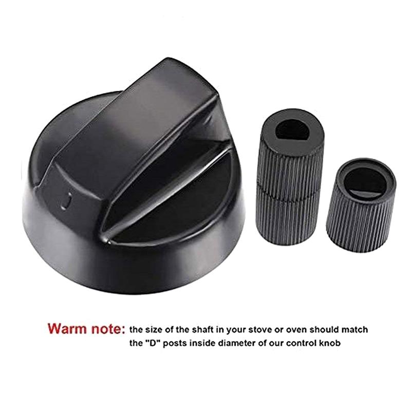 4Pcs Replacement Switc Knob Plastic Knob Gas Stove Control Knob General Range Oven Knob Cooker Hob Knob For Benchtop Burner
