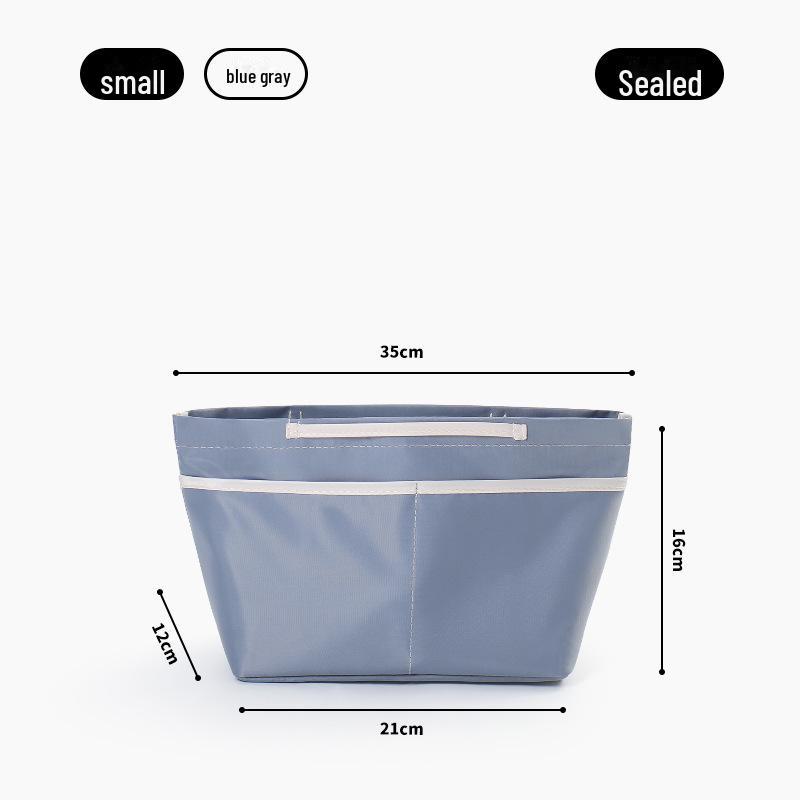 Нейлоновая сумка-тоут с инкрустацией дракона, встроенным органайзером и множеством карманов для косметики