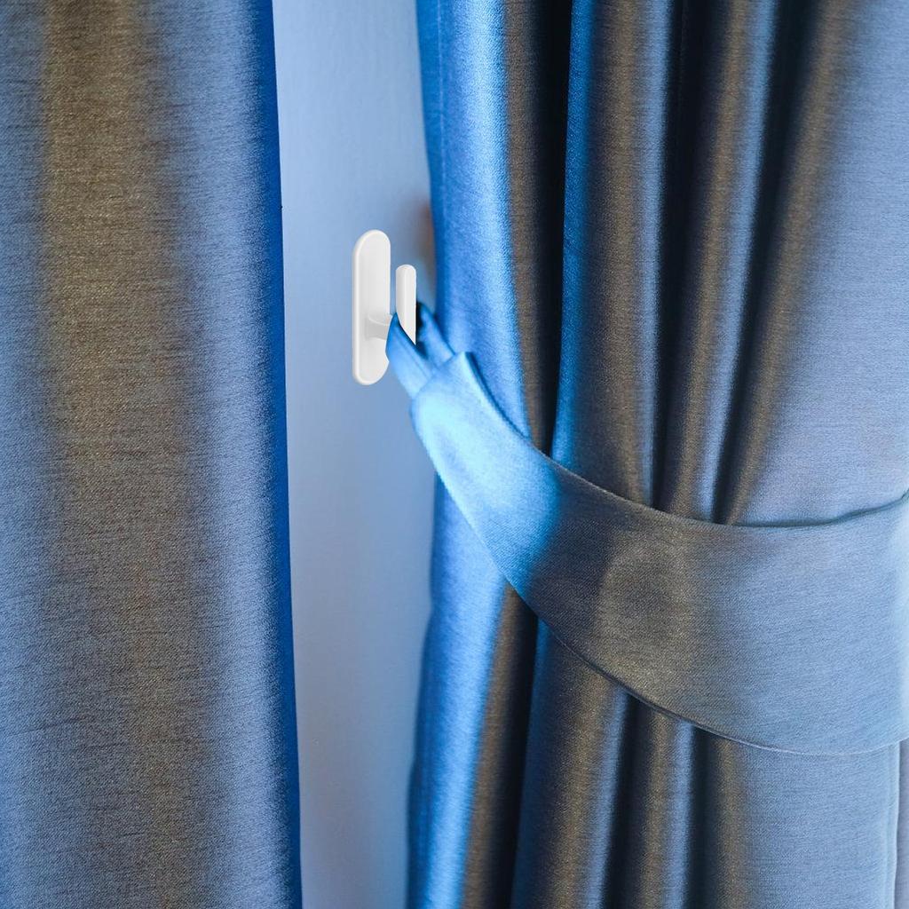 4Pcs Blind Cord Holder Safety Blind Cord Hooks Adhesive Window Blind String Wrap Cleat Winder for Home and Office Use