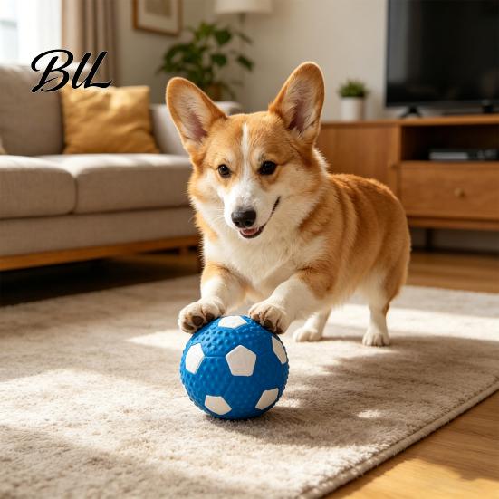 Non-toxic Dog Toy Toys with Sound Latex Chew Balls Raised Texture Teeth Interactive Cleaning Flexible Relieve Boredom And Anxiety