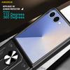 AMORUS For Samsung Galaxy Z Flip7 5G Case Kickstand PC+TPU Phone Cover