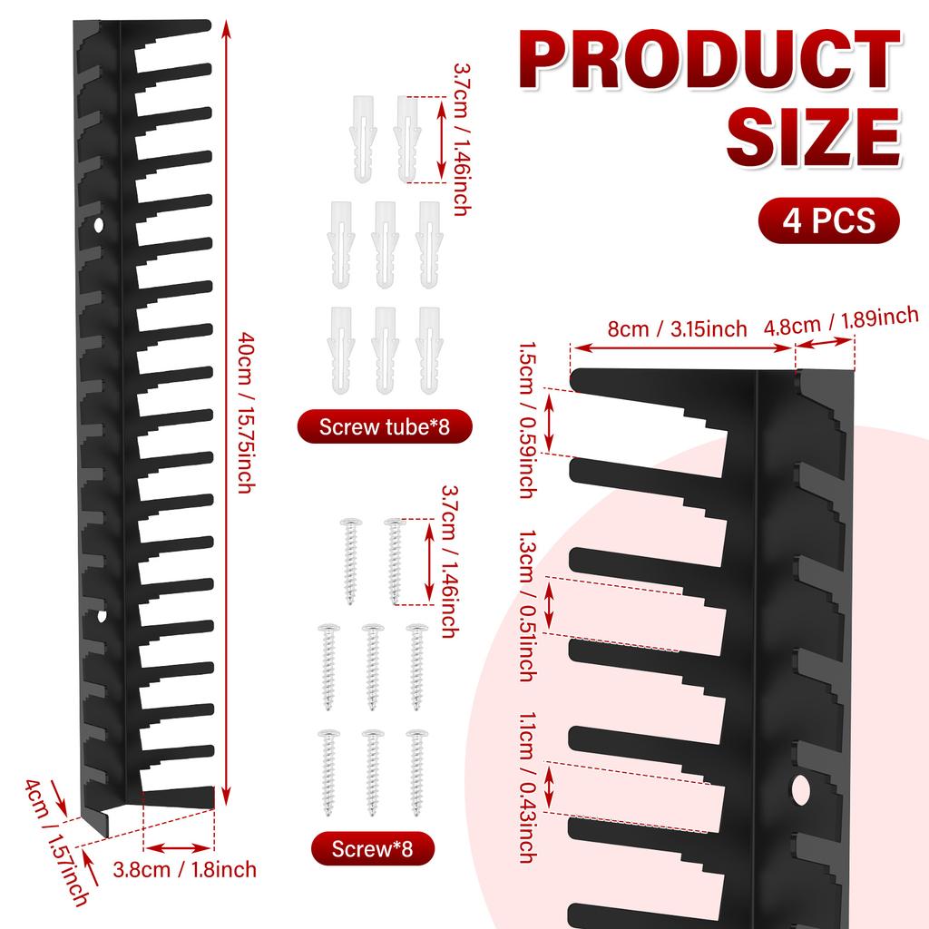 4 шт. Держатель для хранения видеоигр из углеродистой стали, Органайзер для игровых кейсов, Настенная полка для DVD-дисков для CD DVD
