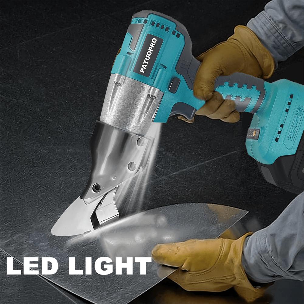 PATUOPRO 300 Н·м Аккумуляторные электрические ножницы по металлу Бесщеточные Ножницы по металлу Перезаряжаемый режущий электроинструмент Для аккумулятора Makita 18 В