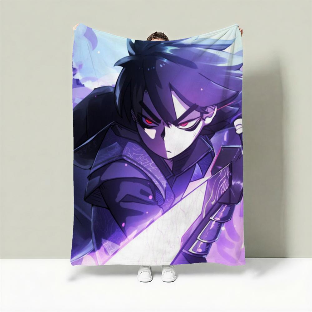 Anime S-Scissor Seven Throw Lightweight 240g Flannel Blanket Soft Skin-friendly for Summer Cooling