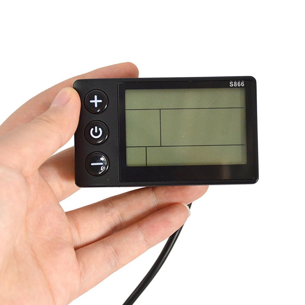 Электрический велосипедный дисплей универсальный 24 В 36 В 48 В водонепроницаемый ЖК-дисплей панель управления для электрических велосипедов скутеров