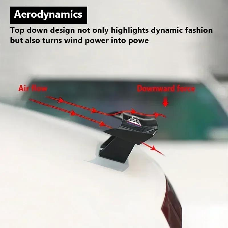 X5 X7 For BMW Carbon Fiber Look Car Mini Rear Spoiler Mini Wing Small Model Decoration For BMW M Performance E46 E90 E60 F10 F30