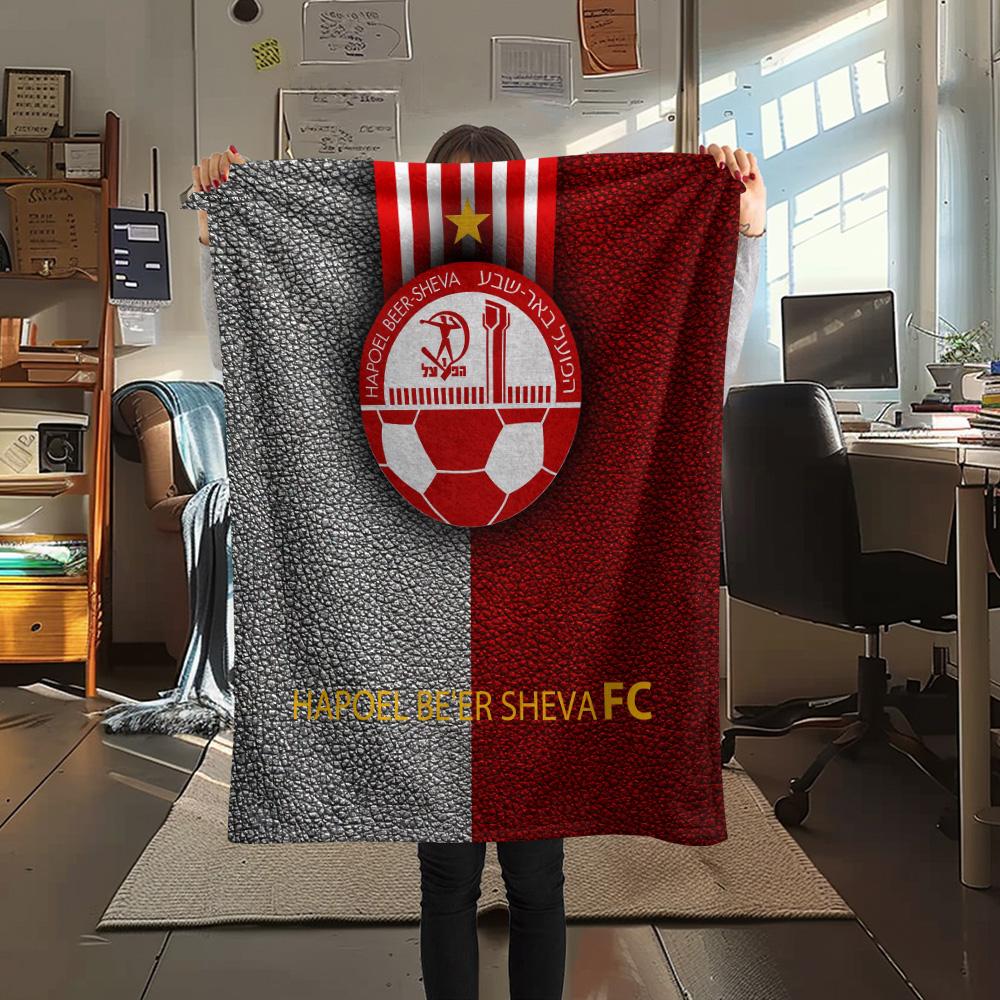 Bnei Brak Workers Football Club  Print Flannel Blanket, High quality Comfortable for All Seasons, Home Decor, Warmth and Comfort