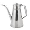 304 Stainless Steel Oil Pot Container with Lid Long Spout Leakproof Soy Sauce Vinegar Dispenser Oil