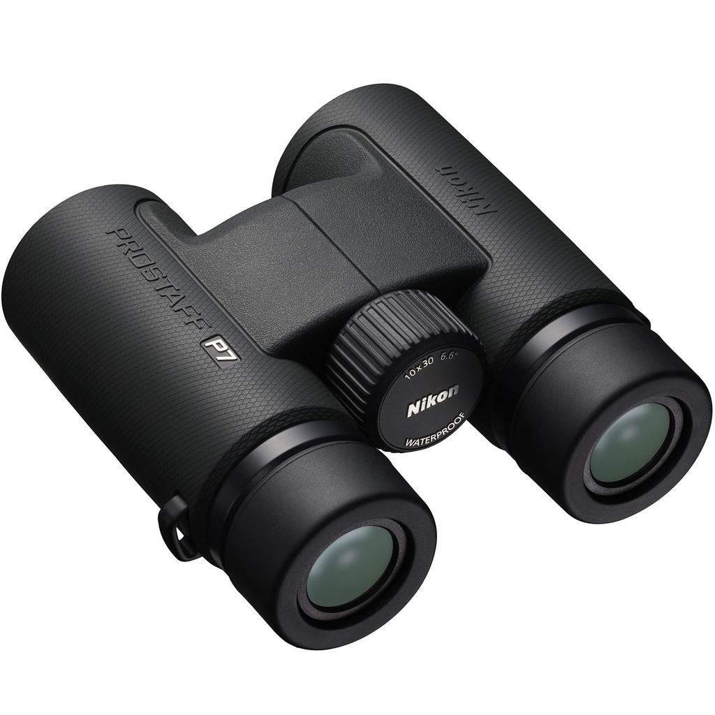 Nikon Prostaff P7 10X30 Binocular Set with Harness and Lens Pen Cleaning System 3-Piece